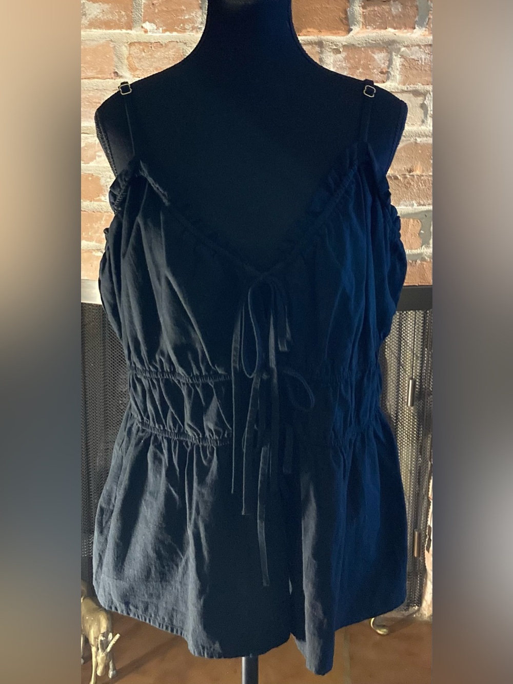 Ava & Viv Black Women's Top - XXL